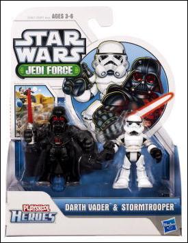 Star Wars: Jedi Force Figures figure 3 Darth Vader & Stormtrooper