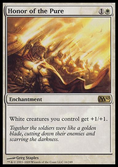 Magic the Gathering: 2010 Core Set (Base Set) card 16 Honor of the Pure