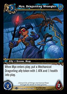 World of Warcraft: Through the Dark Portal (Base Set) card 184 Mya, Dragonling Wrangler