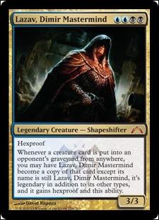 Magic the Gathering: Gatecrash (Base Set) card 174 Lazav, Dimir Mastermind