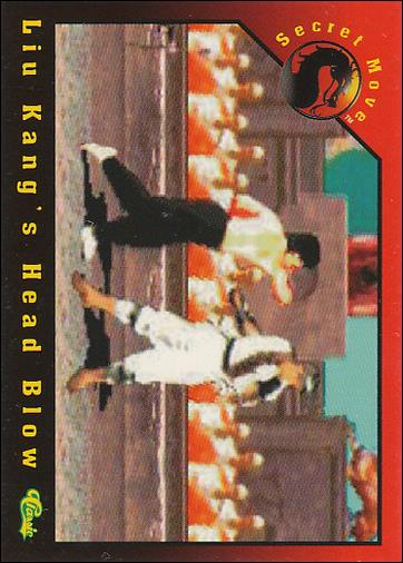 Mortal Kombat (Base Set) card 71 Liu Kang's Head Blow