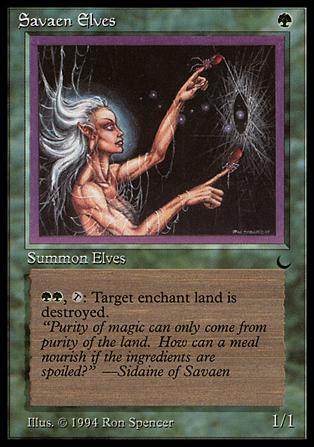 Magic the Gathering: The Dark (Base Set) card 84 Savaen Elves