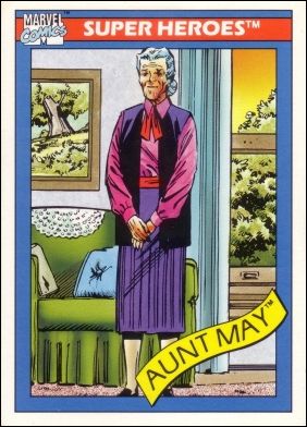 Marvel Universe: Series 1 (Base Set) card 28 Aunt May