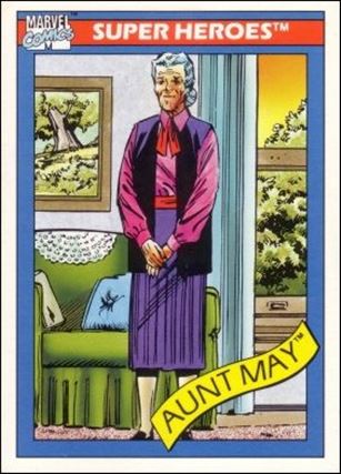 Marvel Universe: Series 1 (Base Set) card 28 Aunt May