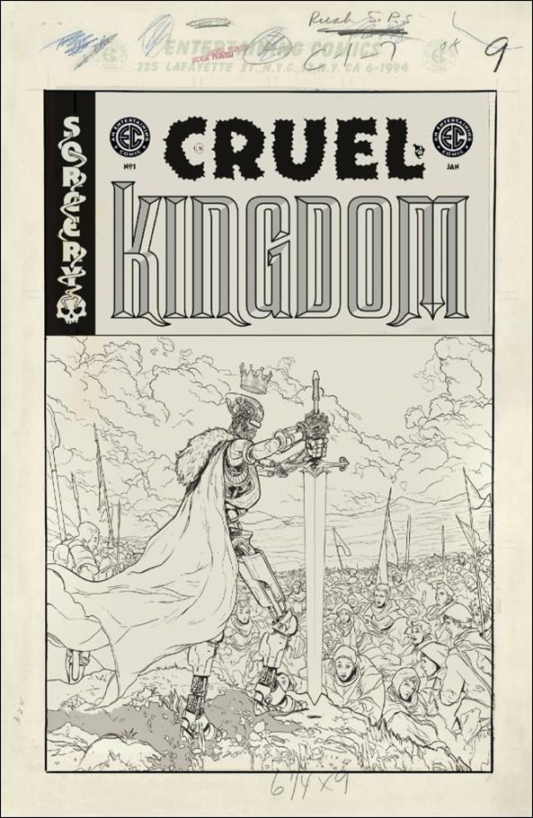 Cruel Kingdom issue 1-G Adam Pollina B&W 1:20 Artist Cover