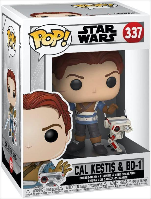 POP! Star Wars figure 337 Cal Kestis & BD-1