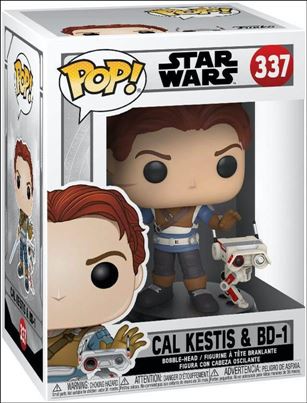 POP! Star Wars figure 337 Cal Kestis & BD-1