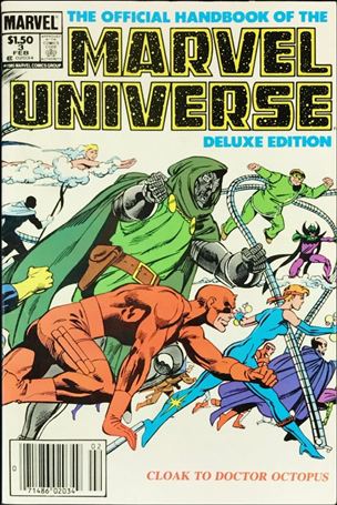 Official Handbook of the Marvel Universe (1985) issue 3-B Newsstand Edition