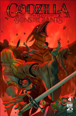 Godzilla: Here There Be Dragons II - Sons of Giants issue 4 Inaki Miranda Cover