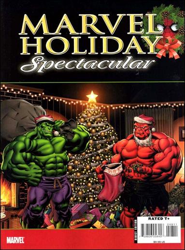Marvel Holiday Spectacular Magazine issue 1 Ed McGuinness "Hulk and Red Hulk" Cover