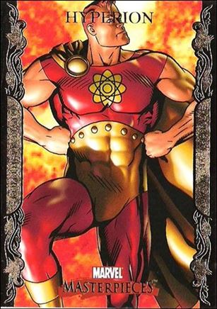 2007 Marvel Masterpieces (Parallel Gold Border Base Set) card 39 Hyperion