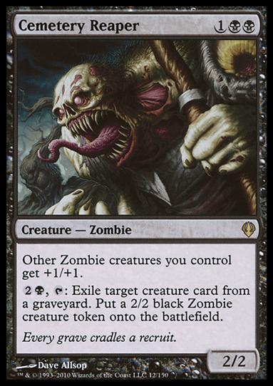 Magic the Gathering: Archenemy (Base Set) card 12 Cemetery Reaper