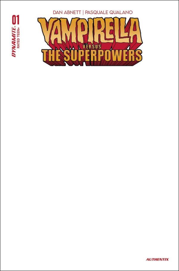 Vampirella vs. the Superpowers issue 1-G Blank Authentix Cover