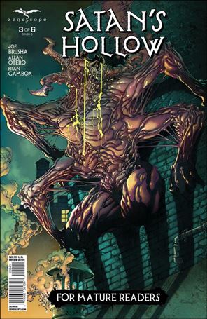 Satan's Hollow issue 3-D Harvey Tolibao Cover