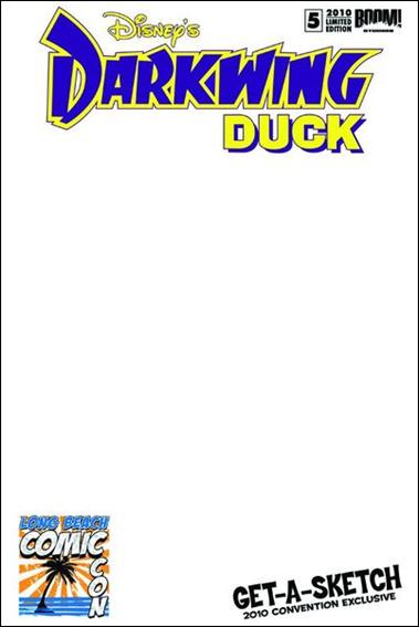 Darkwing Duck issue 5-C Long Beach Comic Con Blank Cover 1/500