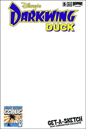 Darkwing Duck issue 5-C Long Beach Comic Con Blank Cover 1/500