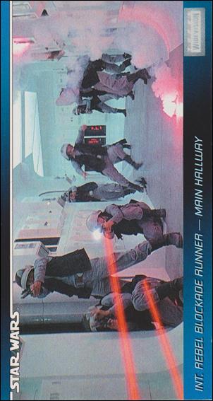 Star Wars Widevision (Base Set) card 6 Int. Rebel Blockade Runner - Main Hallway