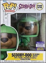 POP! Animation figure 1312 Scooby-Doo in scuba suit (Summer Convention)