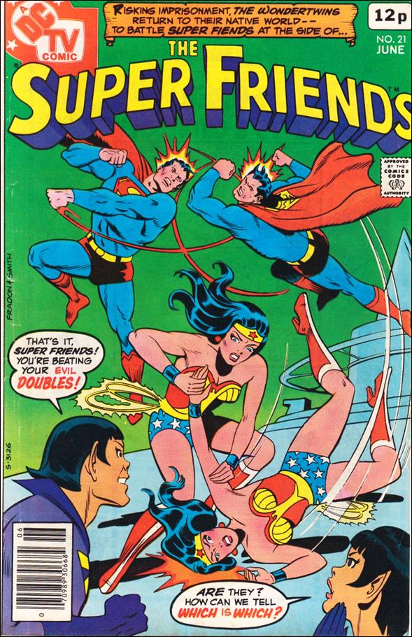 Super Friends (1976) issue 21-C UK Price Cover