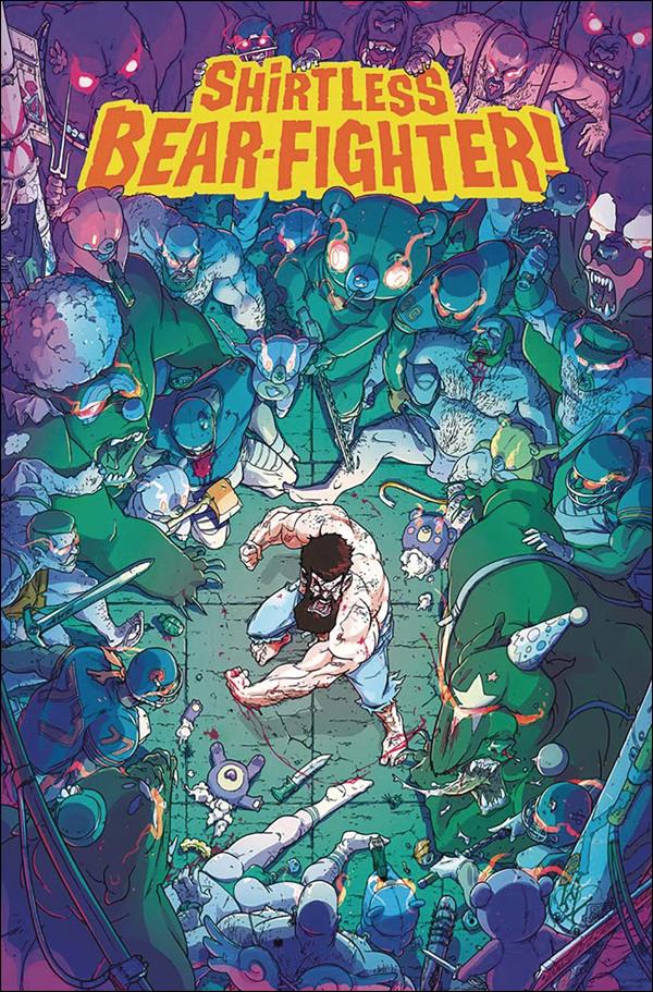 Shirtless Bear-Fighter issue 3-B Sheldon Vella Cover