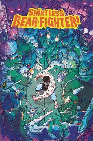 Shirtless Bear-Fighter issue 3-B Sheldon Vella Cover