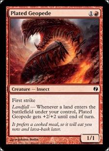 Magic the Gathering: Duel Decks: Venser vs. Koth (Base Set) card 45 Plated Geopede