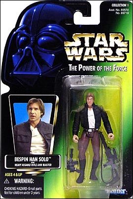 Star Wars: The Power of the Force 2 3 3/4" Basic Action Figures figure 45 Bespin Han Solo