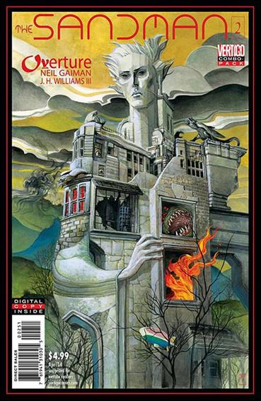 Sandman: Overture issue 2-C Unbagged J.H. Williams III Combo Pack Cover