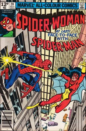 Spider-Woman (1978) issue 20-B UK Price Cover