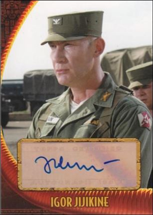 Indiana Jones and the Kingdom of the Crystal Skull (Autograph Subset) card nn4 Igor Jijikine as Colonel Dovchenko 1/1250