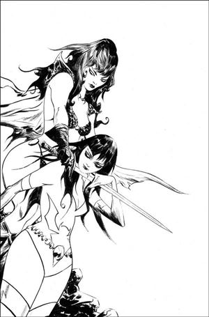Vampirella: The Dark Powers issue 5-W Jae Lee 1:50 Black & White Virgin Cover