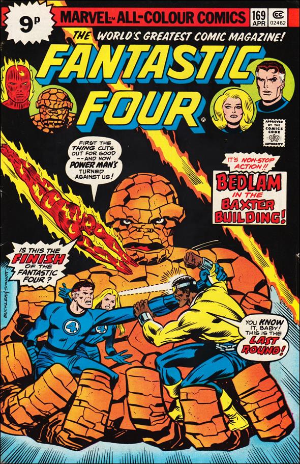 Fantastic Four (1961) issue 169-C UK Price Cover