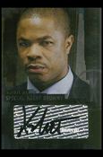 X-Files: I Want to Believe (Autograph Subset) card A-5 Xzibit as Special Agent Drummy