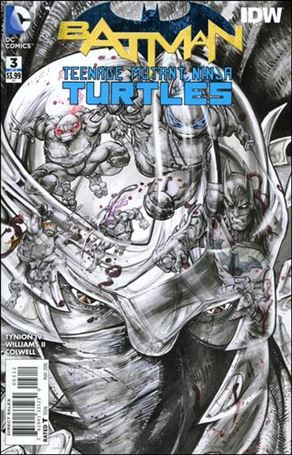 Batman/Teenage Mutant Ninja Turtles issue 3-D Freddie E. Williams II Cover (2nd Printing)