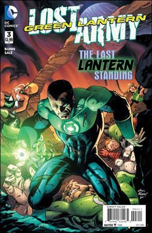 Green Lantern: Lost Army issue 3 Andy Kubert Cover