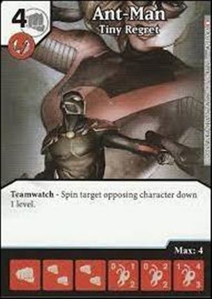 Marvel Dice Masters Civil War card M2016 . 6 Ant-Man: Tiny Regret