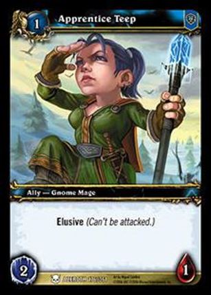 World of Warcraft: Heroes of Azeroth (Base Set) card 176 Apprentice Teep