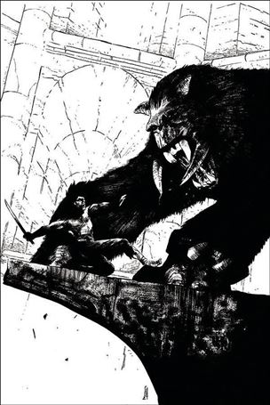 Cimmerian: Hour of the Dragon issue 2-G Werther Dell'Edera 1:30 Black & White Virgin Cover