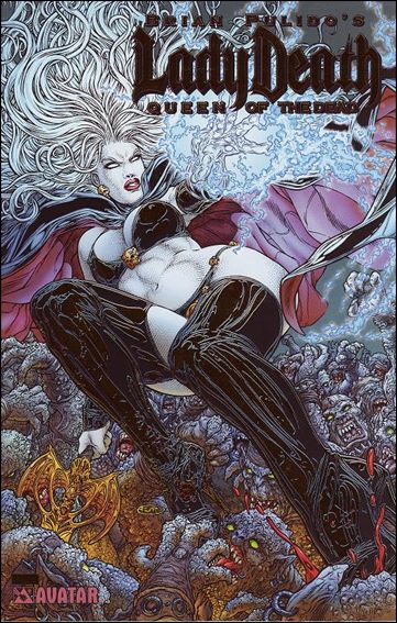 Brian Pulido's Lady Death: Queen of the Dead issue 1-G Gold Foil Cover 1/550