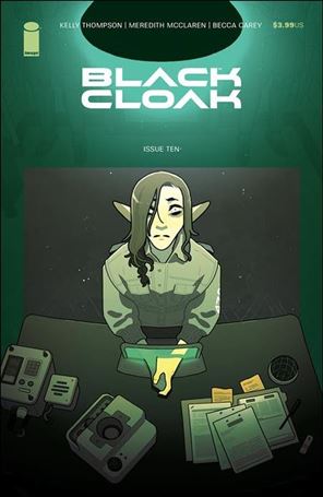 Black Cloak issue 10 Meredith McClaren Cover