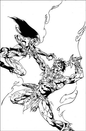 Dejah Thoris (2019) issue 9-I Roberto Castro 1:11 Black & White Virgin Cover