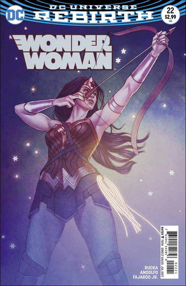 Wonder Woman (2016)  issue 22-B Jenny Frison Cover