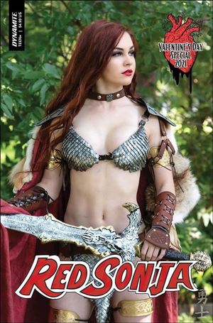 Red Sonja Valentine's Special issue 2021-C Cosplay Photo Cover