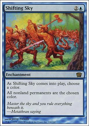 Magic the Gathering: 8th Edition (Base Set) card 100 Shifting Sky
