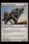 Magic the Gathering: Rise of the Eldrazi (Base Set) card 14 Affa Guard Hound