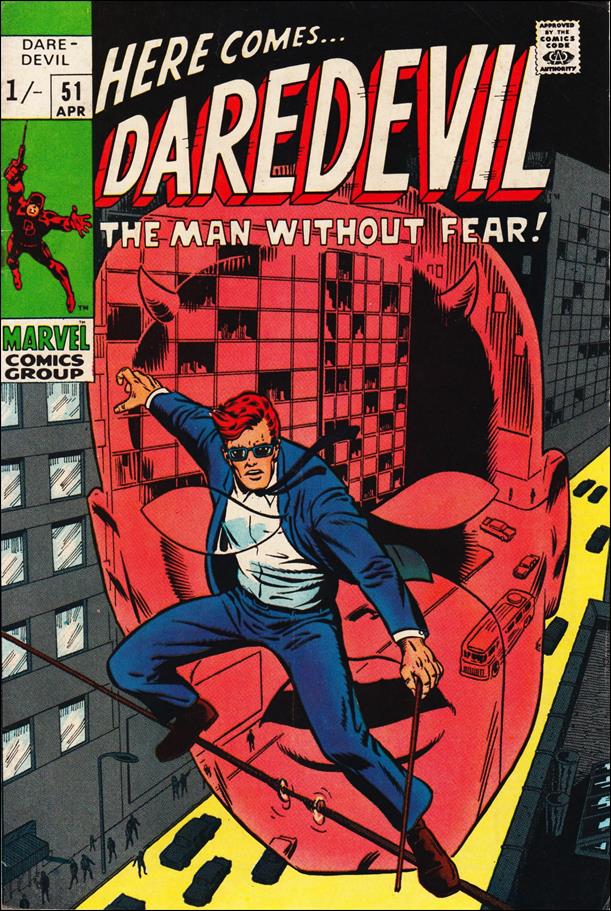 Daredevil (1964) issue 51-B UK Price Cover