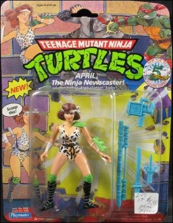 Teenage Mutant Ninja Turtles (1988) figure 59 April, The Ninja Nescaster!