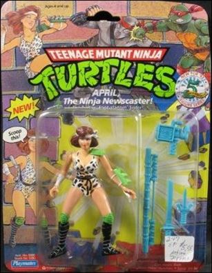 Teenage Mutant Ninja Turtles (1988) figure 59 April, The Ninja Nescaster!