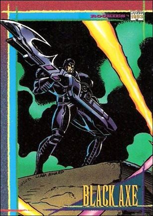 Marvel Universe: Series 4 (Base Set) card 127 Black Axe