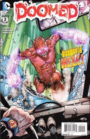 Doomed (2015) issue 2 Javier Fernandez Cover